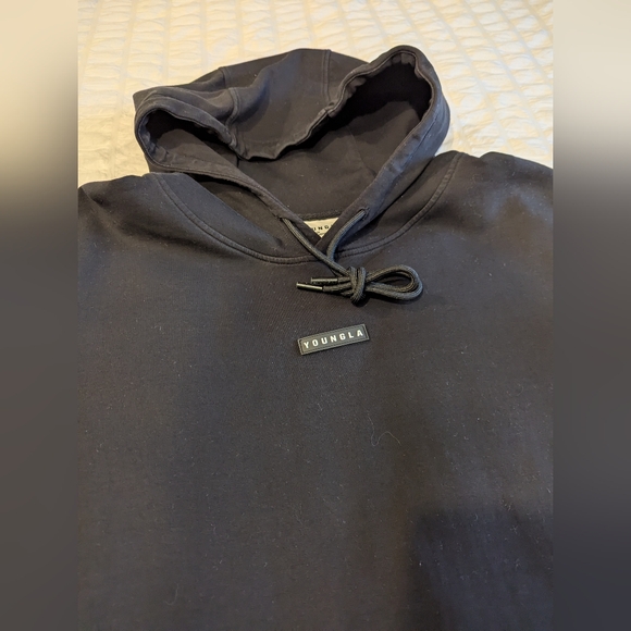 YoungLA Men's Black Hoodie sz.L - Picture 5 of 9
